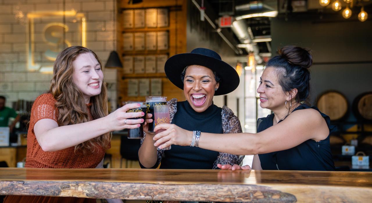 Sipping craft beer and cider at Severance Brewing Company