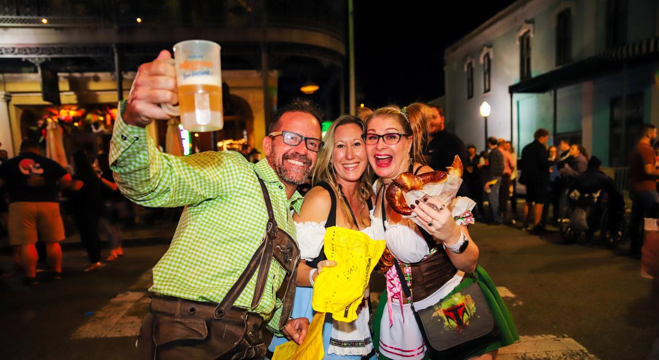 Enjoying the Dauphin Street Beer Festival