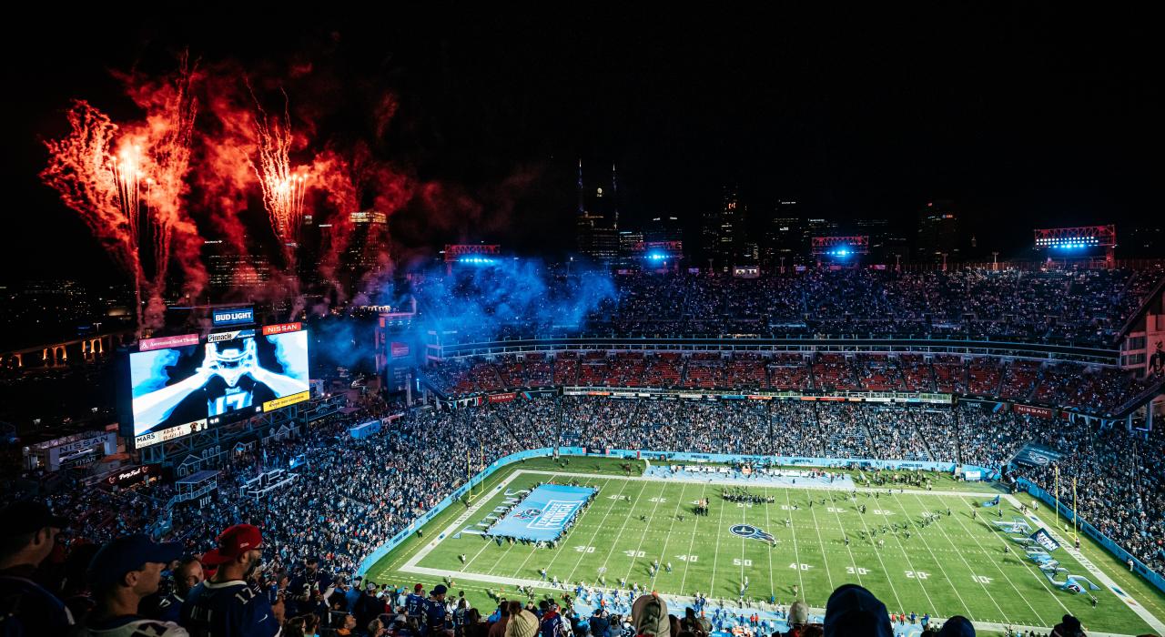 A heart-pounding Tennessee Titans football game A heart-pounding Tennessee Titans football game