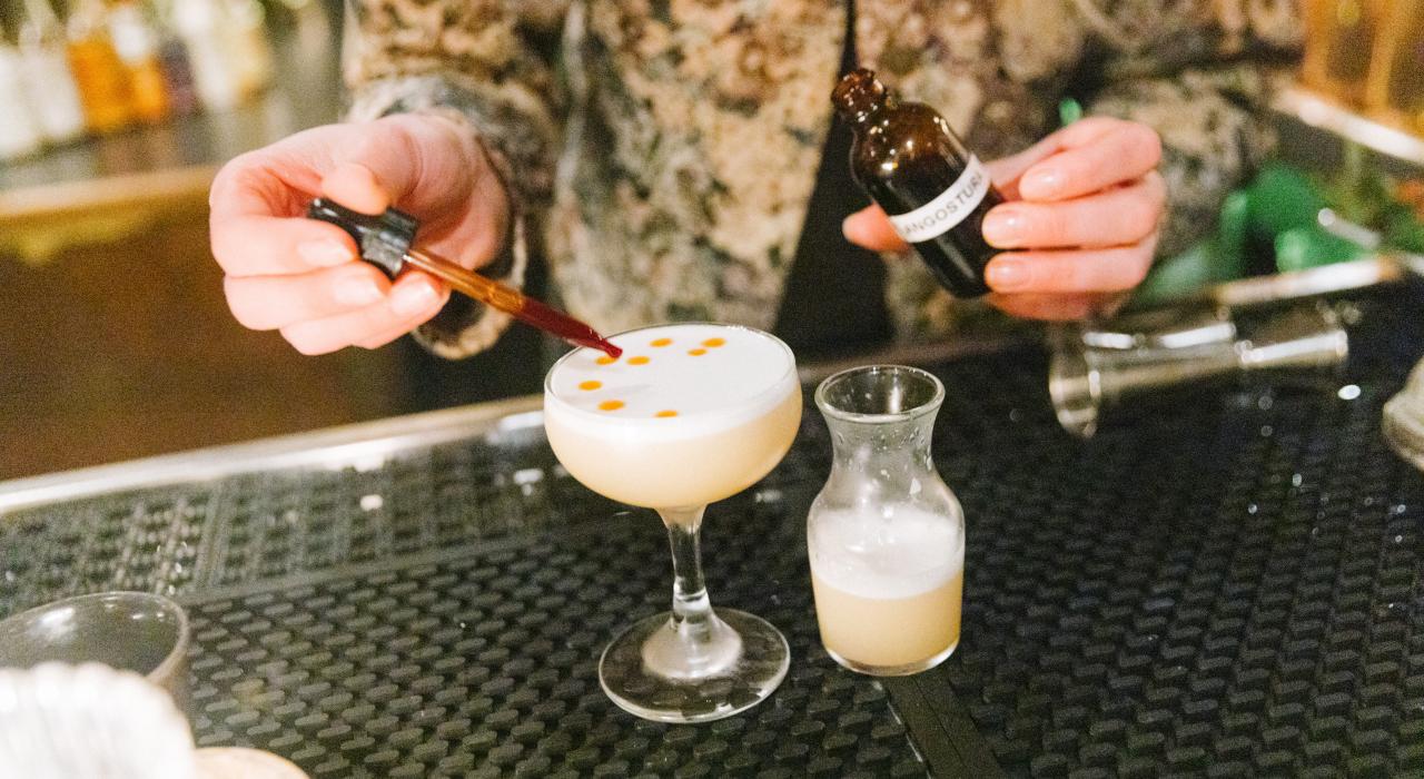 Crafting artisan cocktails at the Patterson House Crafting artisan cocktails at the Patterson House