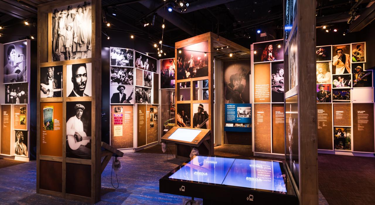 Interactive displays at the National Museum of African American Music Interactive displays at the National Museum of African American Music
