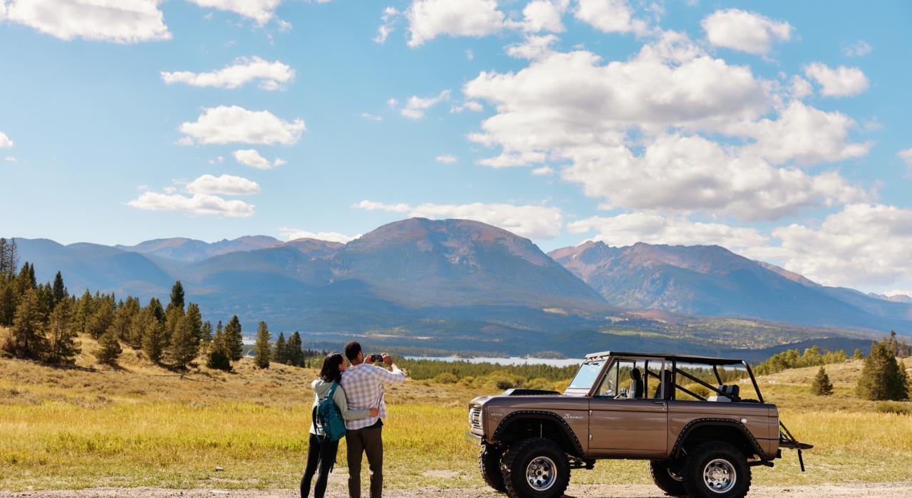 Photographing Loveland Pass near Breckenridge, Colorado