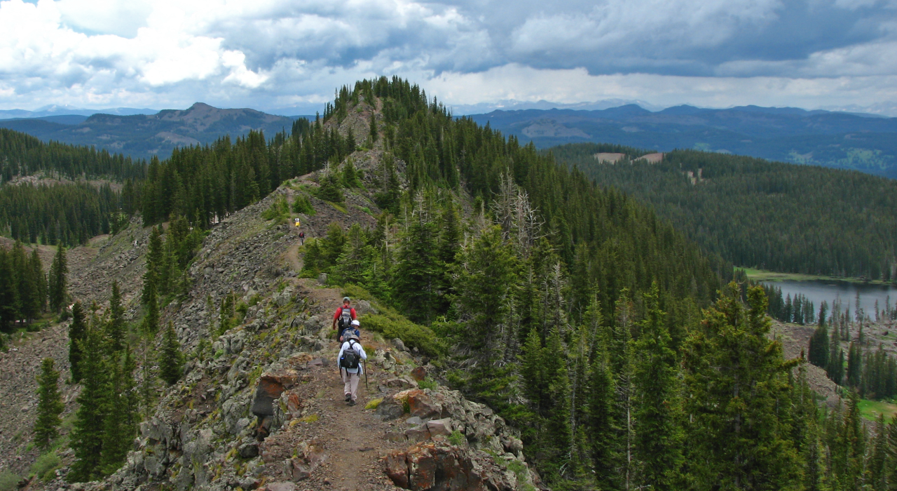 Hiking Crag Crest Trail in the Grand Mesa National Forest