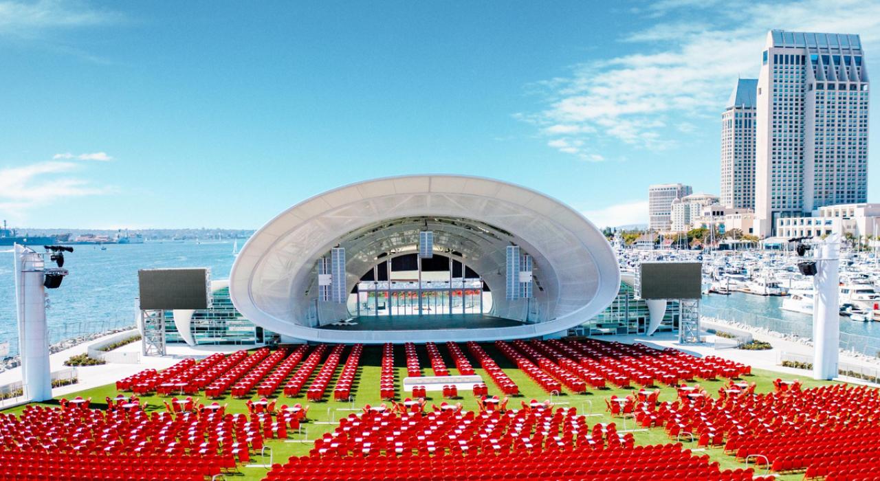 The Rady Shell at Jacobs Park, a waterfront entertainment destination