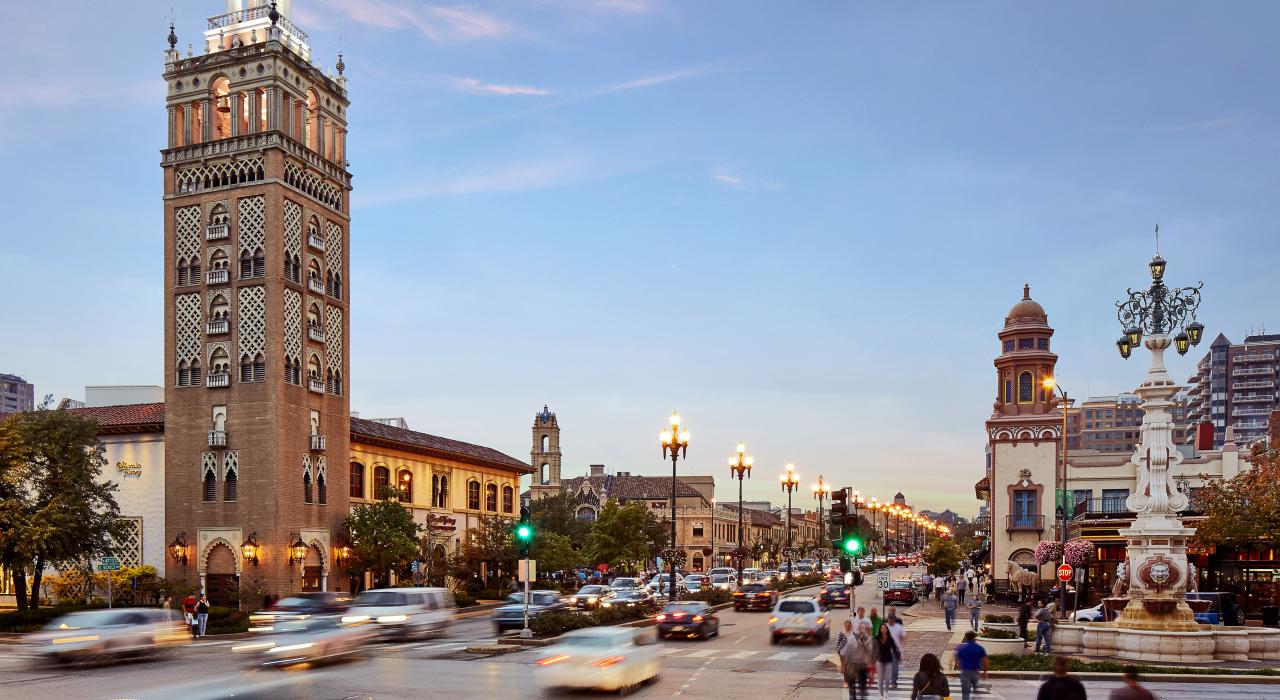Shopping and dining in style at the Country Club Plaza