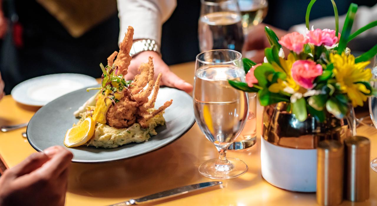 The popular Hallelujah Crab dish at Creole eatery Juban’s Restaurant