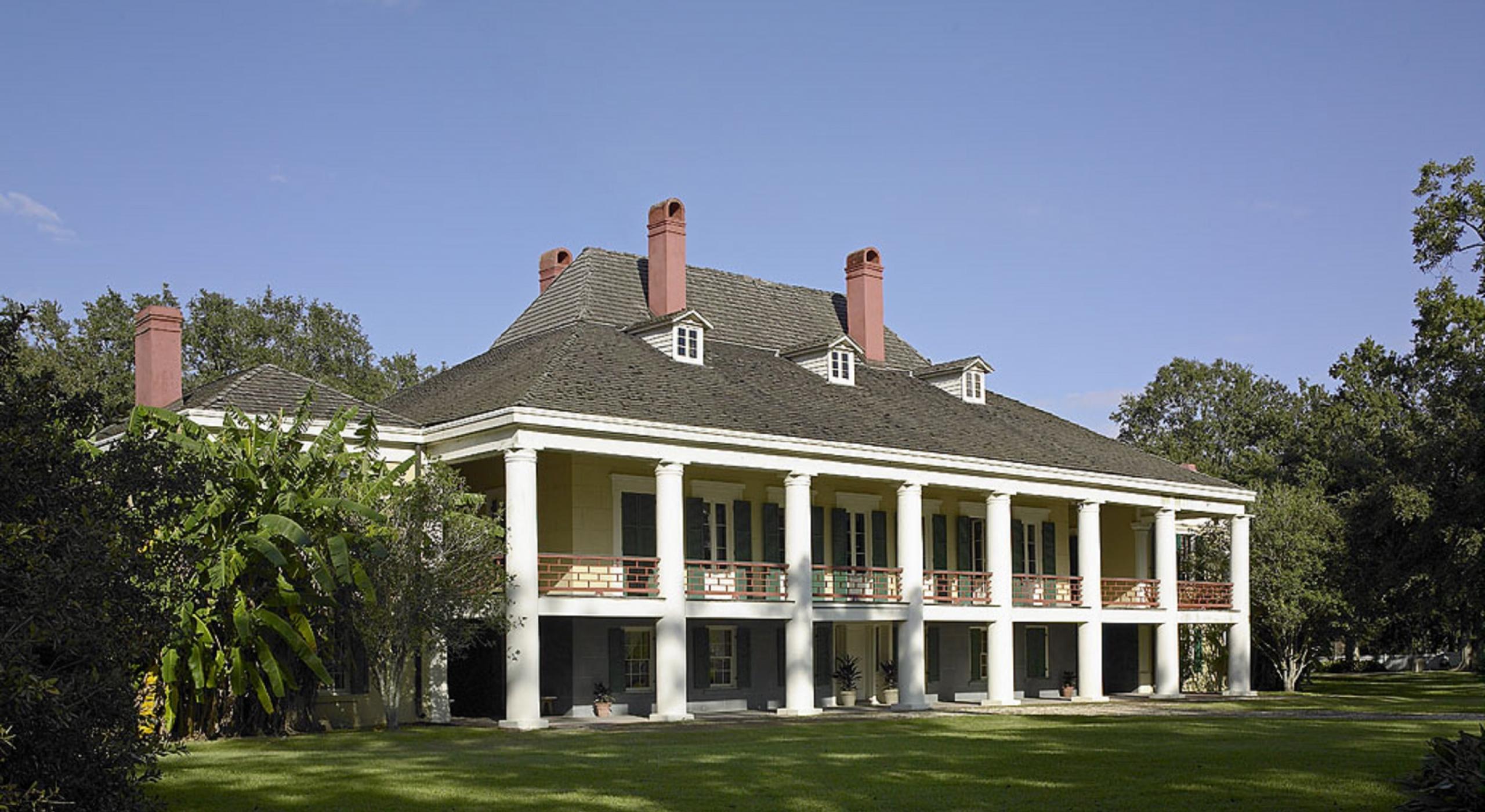 德斯川莊園 (Destrehan Plantation),位於路易斯安那州紐奧良的種植園區 (Plantation Country) 德斯川莊園 (Destrehan Plantation),位於路易斯安那州紐奧良的種植園區 (Plantation Country)
