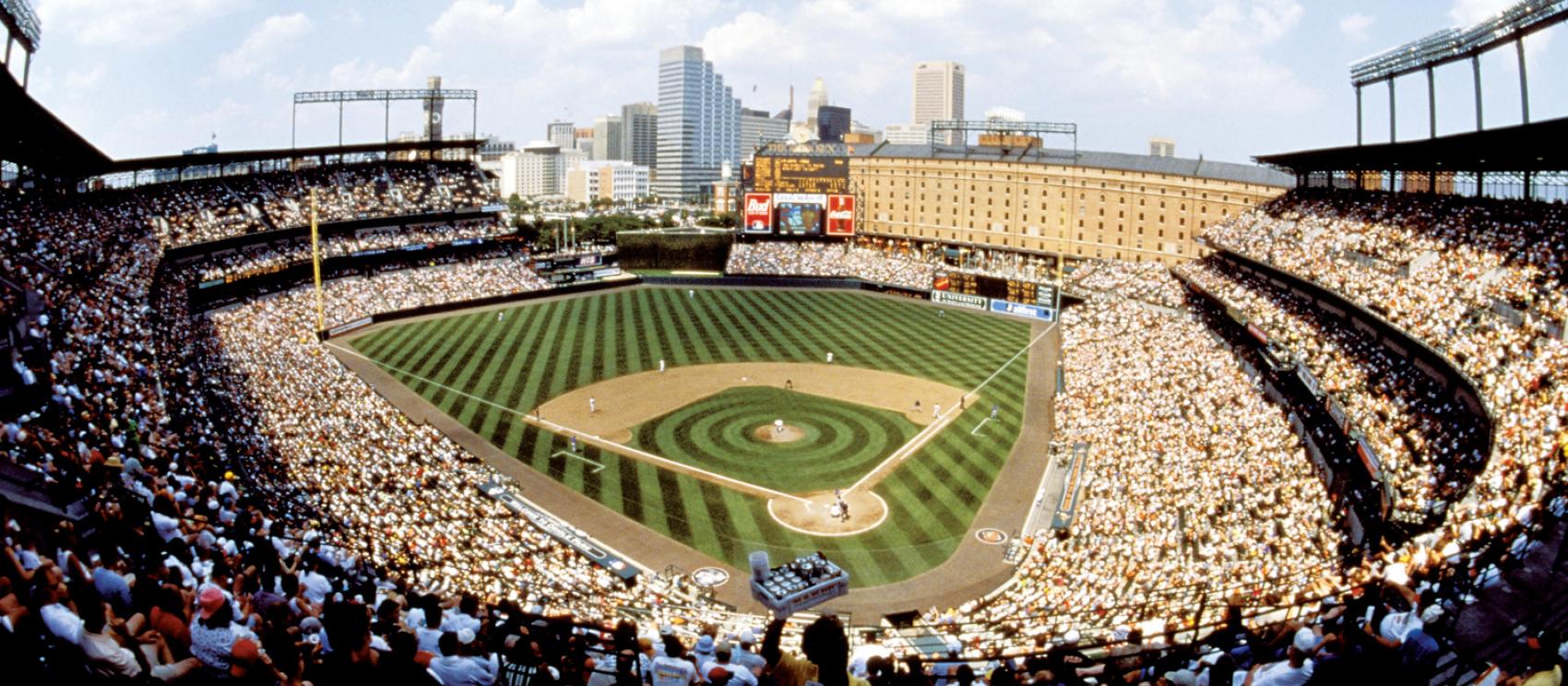 巴爾的摩金鶯坎登球場的職業棒球賽事