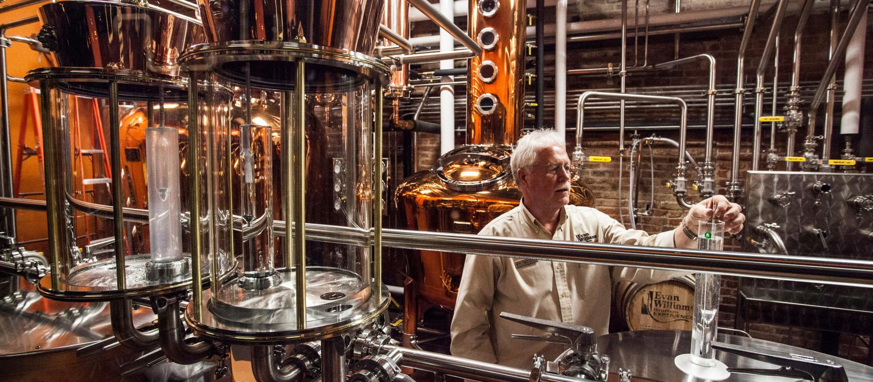 Behind the scenes at the Evan Williams Bourbon Experience in Louisville, Kentucky
