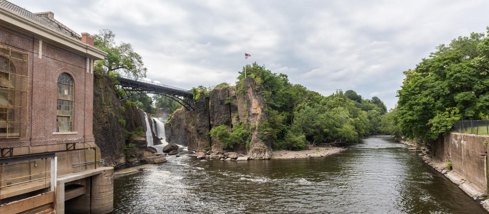 The mighty cascades of Paterson Great Falls National Historical Park