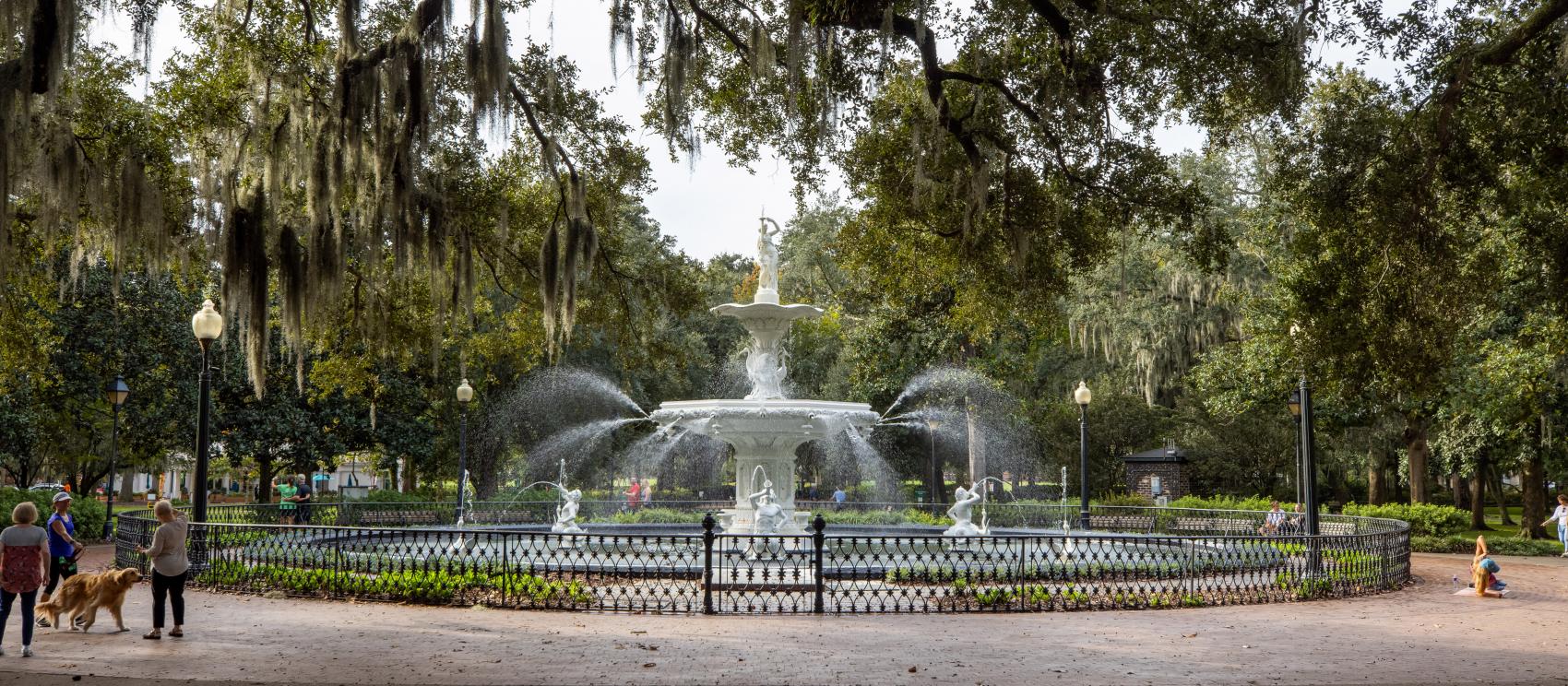 Forsyth Park, one of Savannah's most photographed sights