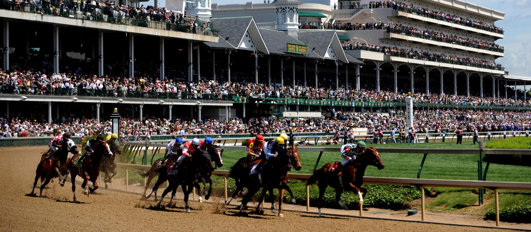 The Kentucky Derby in Louisville, known as "the most exciting two minutes in sports"