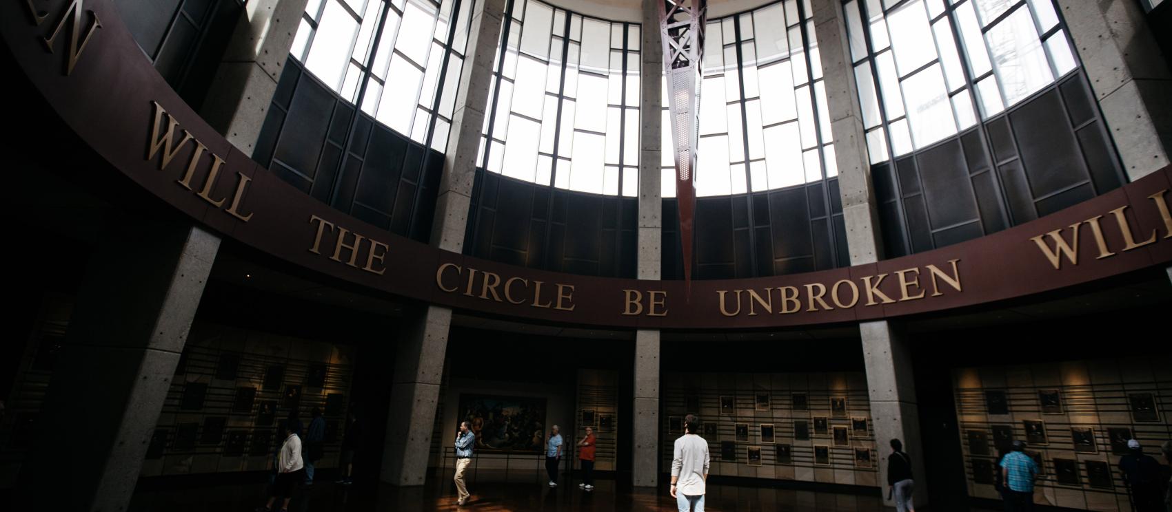 The Hall of Fame Rotunda at the Country Music Hall of Fame and Museum in Nashville