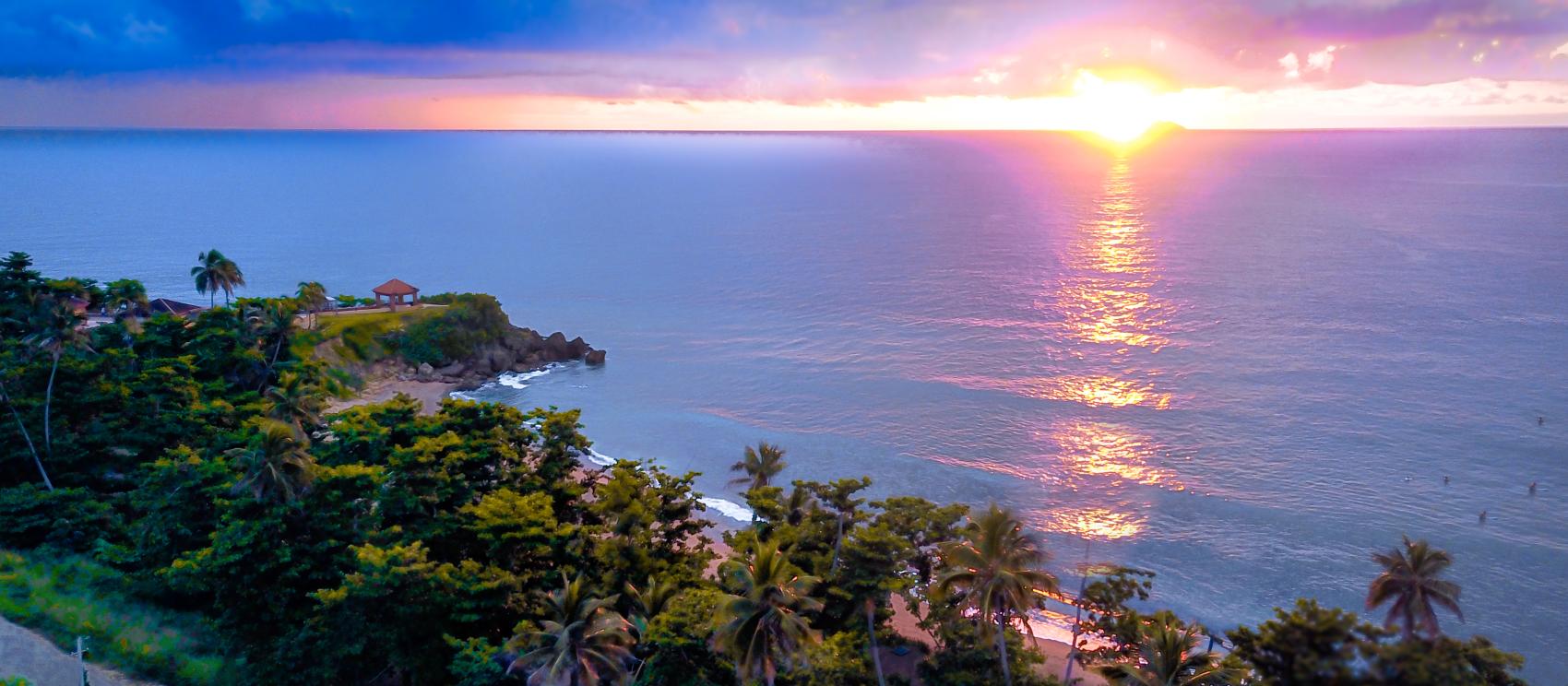 A mesmerizing sunset over Rincón