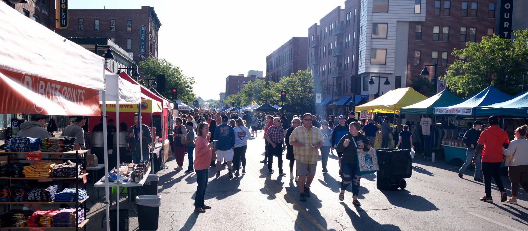 Browsing the Des Moines Farmers’ Market, one of the oldest and largest open-air markets in the state